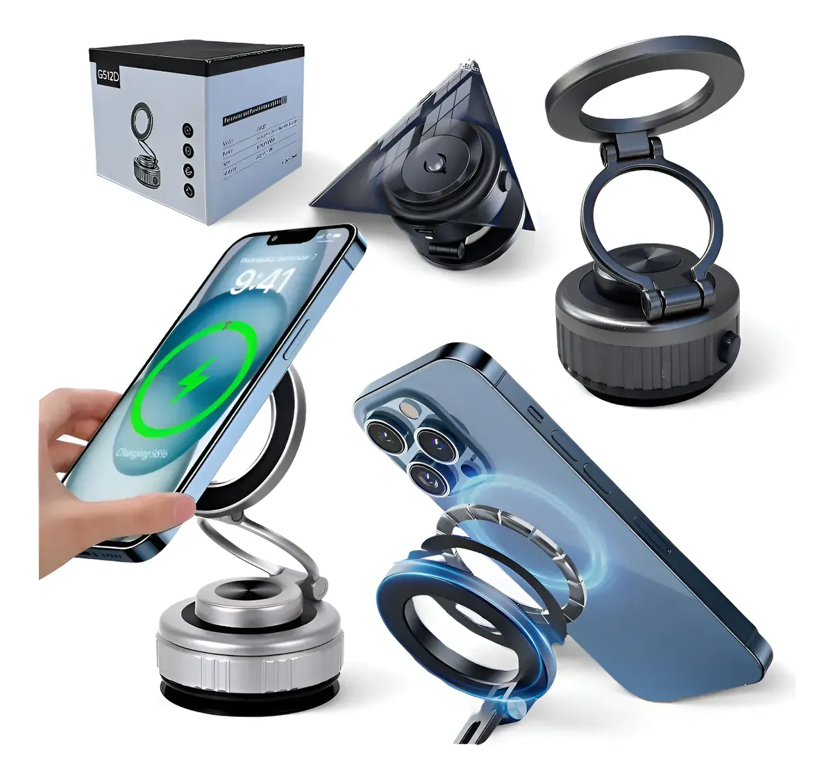 Soporte magnético para celular con MagSafe