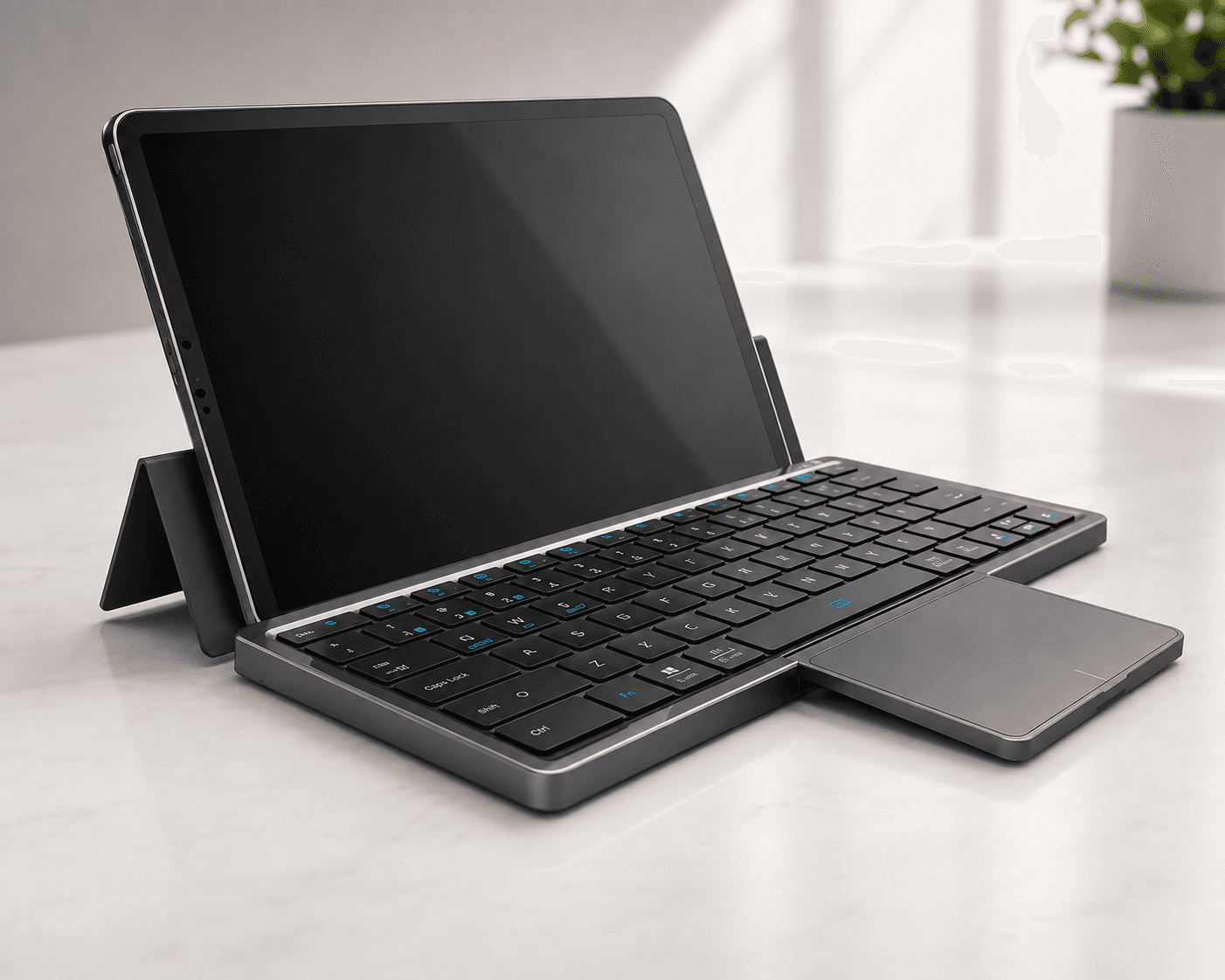 Teclado Bluetooth ultradelgado para tablet y celular